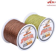 VALENTINE1 Fishing Line Strong Practical 10-60LB Weave Camo Yellow Strong PE Braided