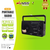 ♣NSS Radio Speaker HI-FI Super Sound FM/AM/SW 4band Portable Electric radio AC DC transistor radio a