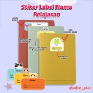 Custom Name sticker Text sticker custom Name sticker Text sticker custom Name label sticker School N