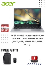 Acer Aspire 3 A315-510P-P049 15.6'' FHD Laptop Pure Silver