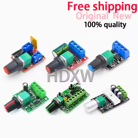 DC 1.8V-35V 2A 3A 5A 10A 30W 80W 90W PWM Motor Speed Controller Low Voltage Motor Speed Controller P