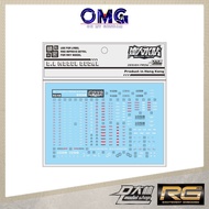 Dalin Water Decal RG48 RG Build Strike Gundam Decals 1/144 Build Strike Water Decal Sticker Gunpla P