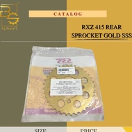 RXZ 415 REAR SPROCKET GOLD SSS