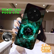 ( BM 15 ) Casing Case Sofcase Glossy For REDMI 14C l POCO C75 l Anime Motif l Abstract l Cute l Cute