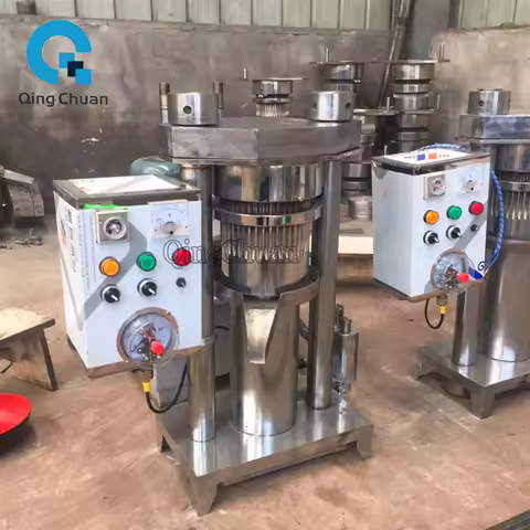 Hydraulic Oil Press Vertical Sesame Machine Pressure Commercial Hemp Flaxseed Peanut Home Seeds Oliv