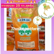 ปุ๋ย 8-24-24 ปุ๋ยเกล็ดออคิเดนซ์ ระบบน้ำ ปุ๋ยละลายน้ำ (เร่งดอก เร่งติดดก)บรรจุ 25 กิโลกรัม🌼🌸