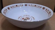 早期大同瑞士花瓷碗 湯碗 碗公  - 直徑24 公分