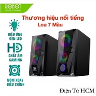 Loa Game Máy Tính ROBOT RS200 Hiệu Ứng Đèn LED - Âm Thanh HD Chất Lượng Cao - BẢO HÀNH 12 THÁNG