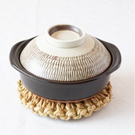 日本佐治陶器 日本製 一人食土鍋 湯鍋 850ML 和風款