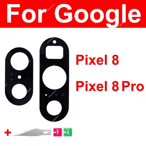 Back Camera Lens Glass For Google Pixel 8 8 Pro 8pro Rear Camera Lens Glass with Adhesive Sticker Ta