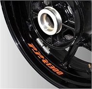 Rim Wheel Decal Stickers Motorcycle Reflective Sticker Front And Rear Wheel Decorative Stickers For