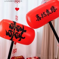 Inflatable Hammer Pick Up Kiss Blocking Door Game Tricky Punishment Groomsmen Funny Happy Hammer Pho