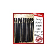 zip jubah/Metal zip/zip besi/zip baju/fancy zip (Ready stok)