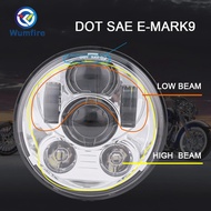 For  883 XL883 2018 New Motos Accessories 5.75" headlight motorcycle led headlight  Motorcycle Black