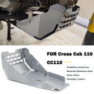 For Cross Cub 110 Modified Body Engine Base Chassis Guard Protection cc110 Engine Baffle Cover Motorcycle Accessories