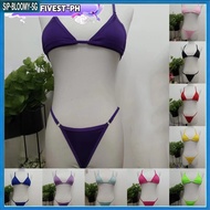【1.21】 2Pc/Set Swimsuit Women Bikinis Swimwear Beachwear Thong Suits Brazilian Biquini
