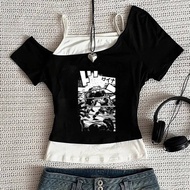 Hajime No Ippo Crop Top - Gothic Kawaii Grunge Party Shirt from Japan