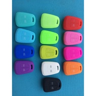 New 1Pc  Car Key Case Auto Cover Silicone For Opel Vauxhall Corsa Agila Meriva 2 Button Styling 13 Colors Accessories Shell Parts 821856