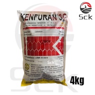 4KG KENFURAN 3G/ Furadan 3G Anai-Anai /Kumbang Tanduk/PURADAN/RACUN SERANGGA/ NEMATOD / Racun Kumban