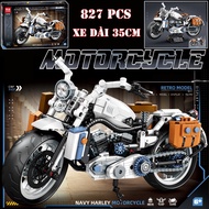 827 Details/ Size 35cm/ Large Motorcycle Model Assembly Toy Set, PKL Moto Model Assembly, Sports Mot