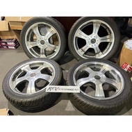 Second hand Wheel tire with rim 17x7 JJ 4pcs (self collect only)