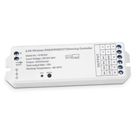 12V 24V PWM LED Dimmer with 2.4G Wireless Remote for Single Color Strip Lights