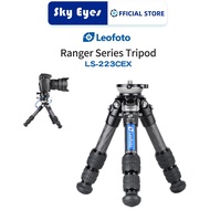 Leofoto LS-223CEX Table/Ground Mini Tripod with Integrated Leveling Base