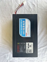 แบตลิเธียม48v12ah แบตเตอรี่ลิเธียม48v12ah พร้อมสายชาร์จ มาตราฐานอุตสาหกรรมจีน ของแท้มีคิวอาร์โค้ด