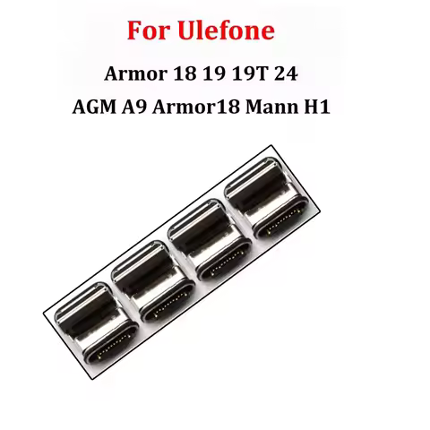 1-20pcs USB Jack Contact Plug Dock Port Charger For Ulefone Armor 19T 24 18 19 Armor18 AGM A9 Mann H