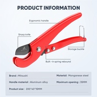 , Mitsushi 32mm PVC Pipe Cutter Tube Cutter Pipe Shear Pipe Cutter Scissors with 32mm Opening