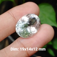 SHINY WHITE CRYSTAL AMETHETIC STONE check other stone types ruby wulung bacan agate emerald katakayu
