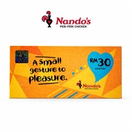 Nandos Malaysia RM30 Cash Voucher | PERi-PERi Chicken Dining Gift Voucher [Physical Voucher]