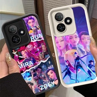 G-72 Kpop Demon Hunter Casing for Xiaomi Redmi Turbo 3 poco X5 13X F5 13 F6 5G Black and white