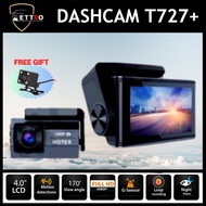 MOTER Dashcam 1080P Dash Cam For Car With Night Vision Front And Rear Loop Rear Dash Camera