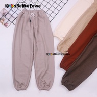 (Universal) Jogger Molly Uk 5-12 Tahun / Celana Jogger Panjang Anak