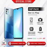 handphone infinix hot 11 play HOT 11 PLAY ram 4+64gb garansi resmi