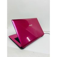 Asus pink i5 Gaming laptop with dual graphics 500Gb capacity Ram win 11 pro