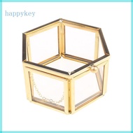 HAP Geometric Jewelry Display Organizer Keepsake Box for Case Home Decorative Box