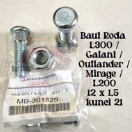 ( 1Pc ) baut roda L300 baut roda triton baut roda L200 strada baut roda L038 baut L 300 hub bolt L30
