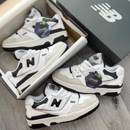 Giày Thể Thao Sneaker Nb 550_Trắng Đen Cao Cấp 1:1 Hàng Trung Full Box Tặng Tất