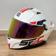 SEC Element Modular Helmet (White/Red)