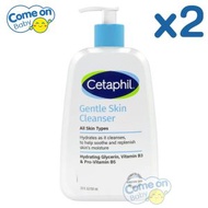 Cetaphil 舒特膚溫和潔膚露(藍色) 591毫升 x 2支 (01644) [適合臉部及身體使用] (到期日: 09/2028) <平行進口>