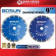 9" (230MM) BOSUN DIAMOND WHEEL F2GP / F3GP (DRY) / Mata Potong Concrete