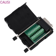 CAUSI DB15 Connector, DB15 Solderless 15 Pin Breakout Board, Module 15 Pin Male Connector with  DB15