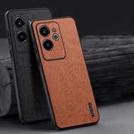 Leather Casing for Oppo Realme GT6 GT 6 (China) Phone Case Tree Pattern Frosted Soft Silicone Protec