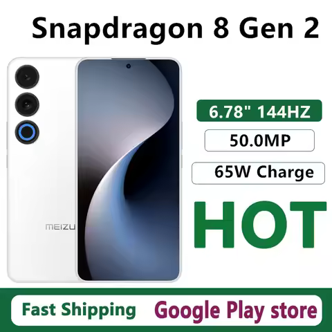 Original Meizu 21 Note Mobile Phone Snapdragon 8 Gen 2 Android 14.0 OTA 6.78" OLED 144HZ 50.0MP Came