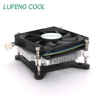 1U Server CPU Cooler Cooling Fan Copper + Aluminum Radiator for Intel LGA 1150 1151 1155 1156 naio6980