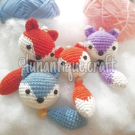 GANTUNGAN [Keychain Crochet] Handmade Keychain - Fox