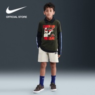 Nike Older Kids Sportswear Turn Up Sport Casual Tee - Sequoia