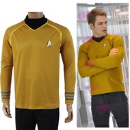 ☌✐✺ เสื้อยืดคอสเพลย์ Into Star Trek Darkness Captain Kirk